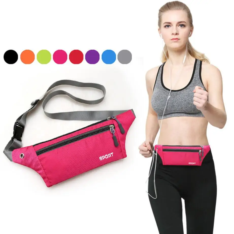 

Men Women Sport Waist Pack Fanny Pack Crossbody Wallet Belt Travel Phone Bag New Fashion Pouch Money Fanny Bum Bag