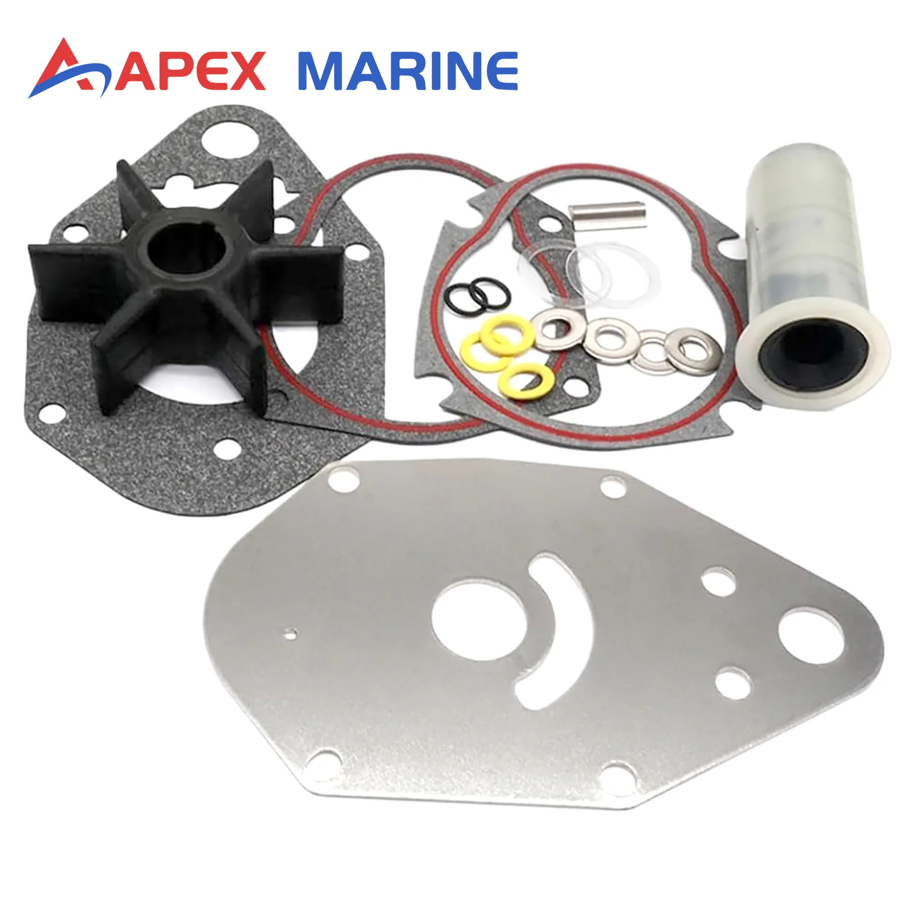 OEM 47-19453Q2 47-19453T3 47-19453T2 Outboard Water Pump Repair Kit for Mercury 2/4 Stroke 3 Cyl 45 50 55 60 HP Marine Engines