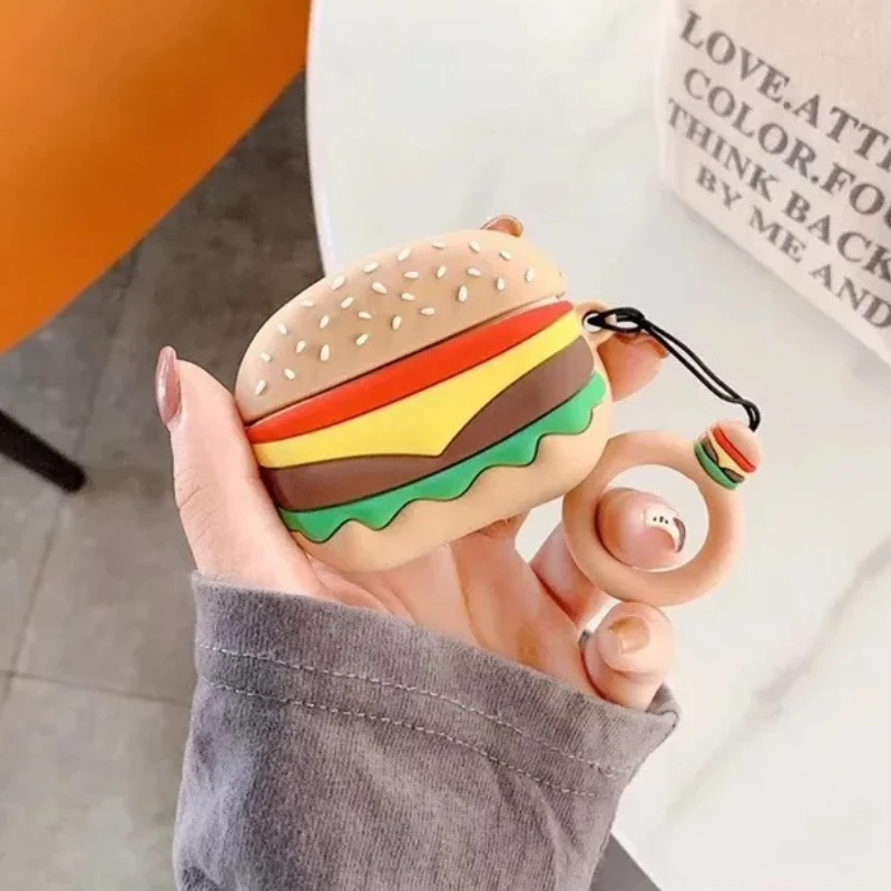 ฟันดาสำหรับหัวเว่ยฟรีคลิป ฟรีบัด 5i 6i SE2 SE3 Pro 3 Pro 4 6 หูฟัง 3D น่ารักนุ่มการ์ตูนซิลิโคนหูฟังฝาครอบ