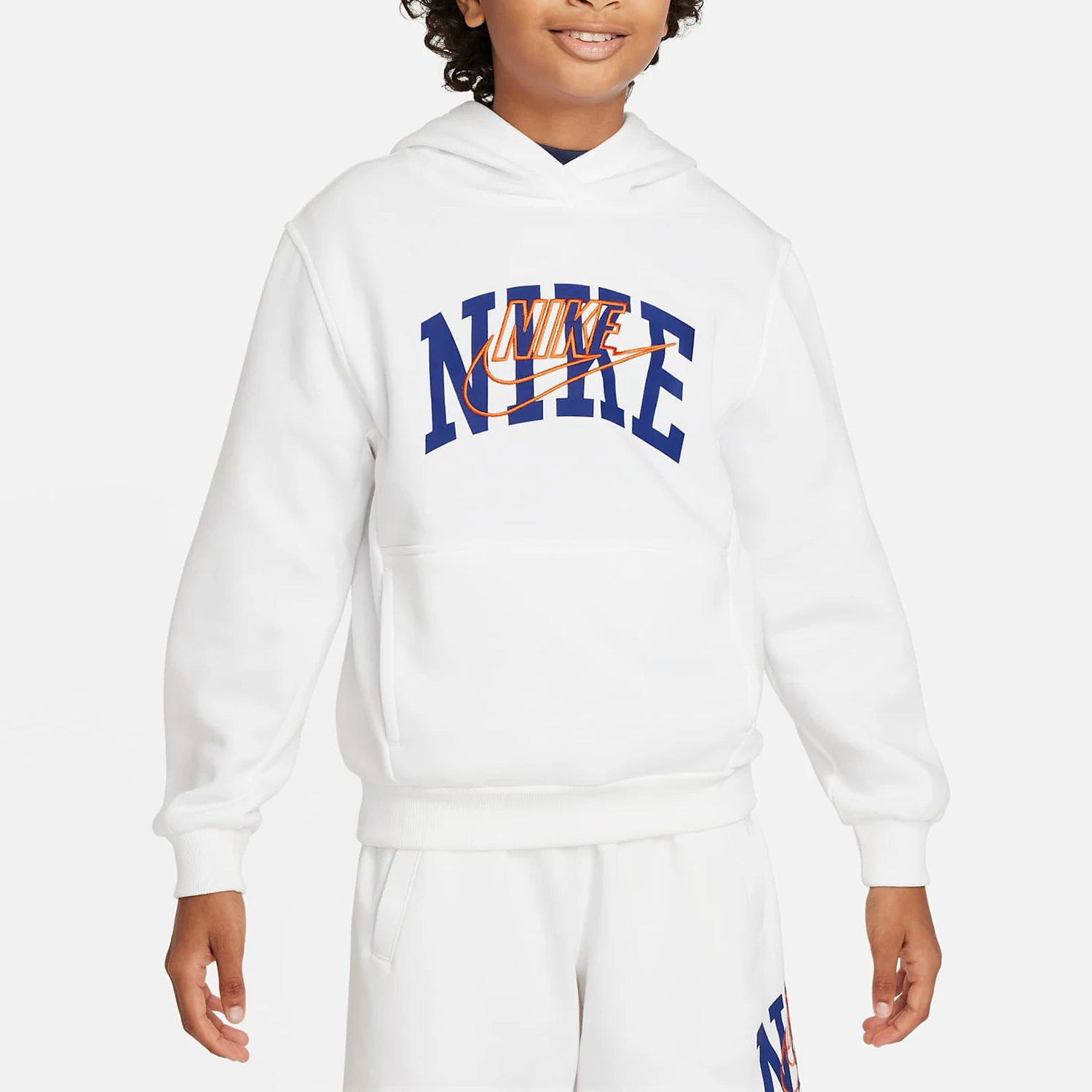 

Толстовка с капюшоном Nike Authentic Sports для мальчиков, теплая, вельветовая, FZ1403-100