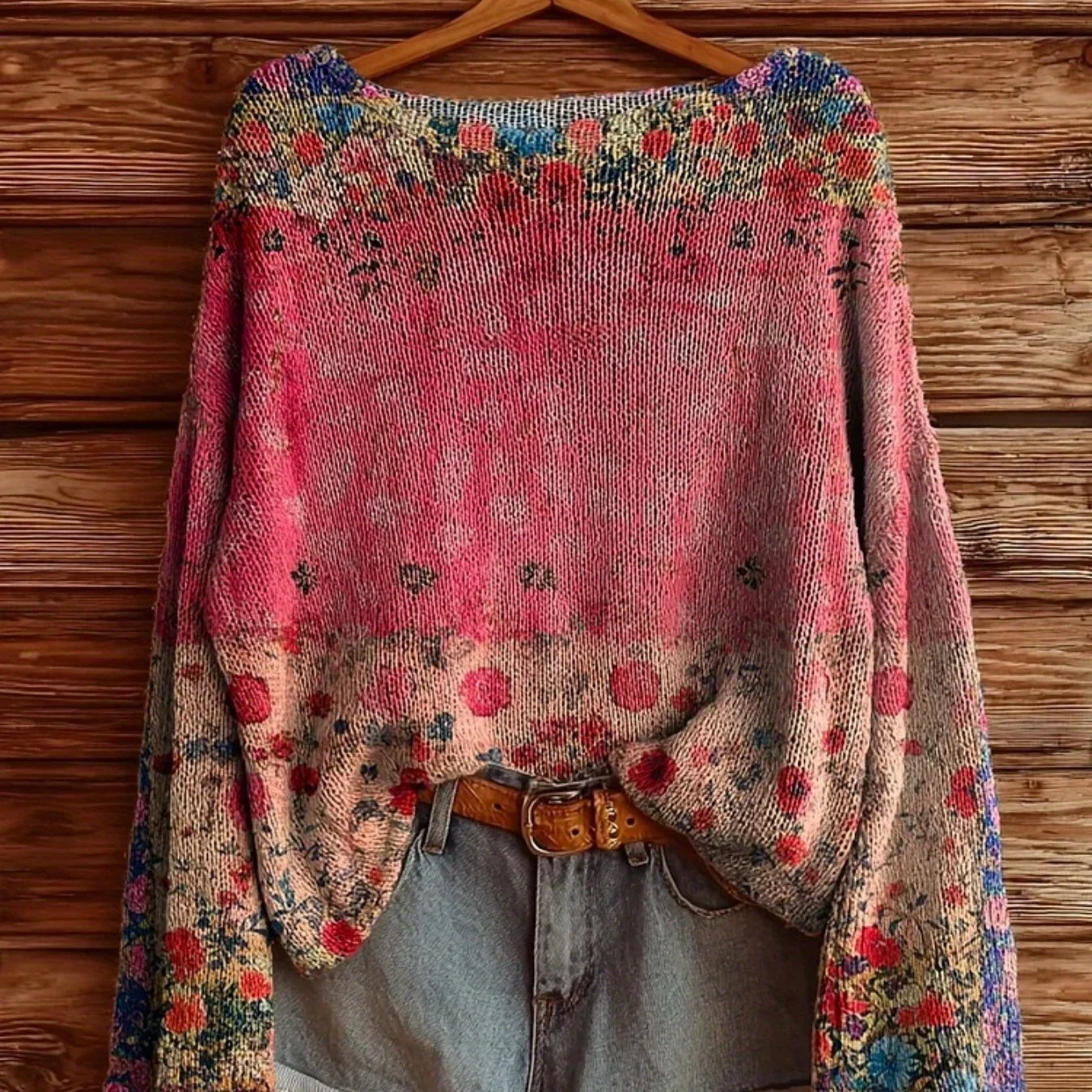 Vintage Sweater Autumn Winter Pullover Sweater Women Casual Knitwear Female Chic Lazy Clothing Basic Soft Streetwear