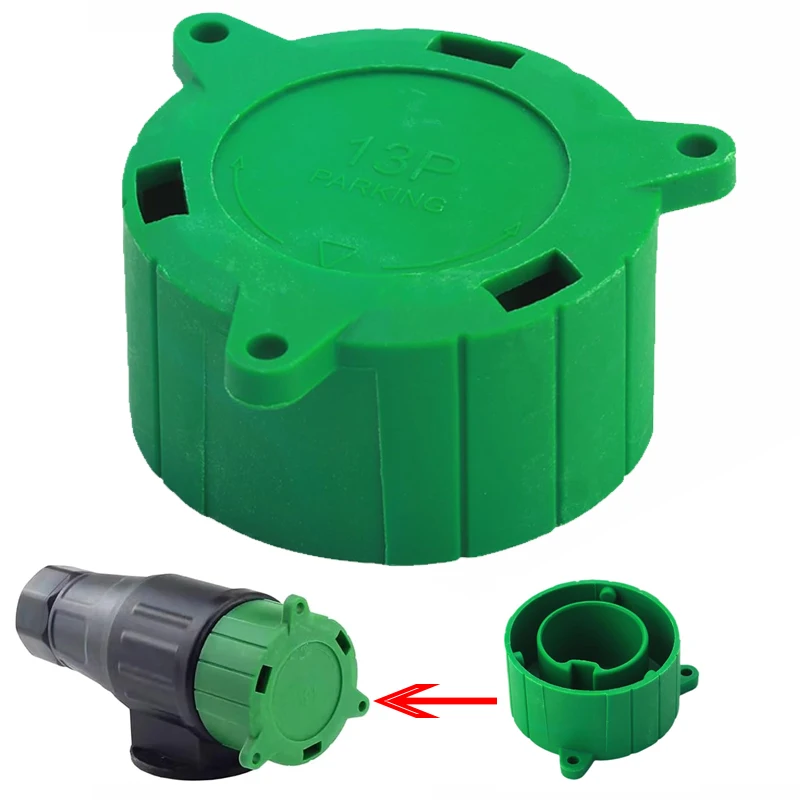 1Pc 13 Pin Dust Cap Tools For Dust Cap Trailer Connector Plug Dustproof Cover Parking Socket Protect Trailer Coupling Accessory