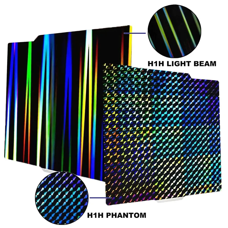 ABHU H1H بناء لوحة ل Bambu-Lab X1C/X1/X1E/P1P/P1S/A1 طباعة السرير 257X257 مللي متر ضوء + فانتوم الربيع لوح فولاذي