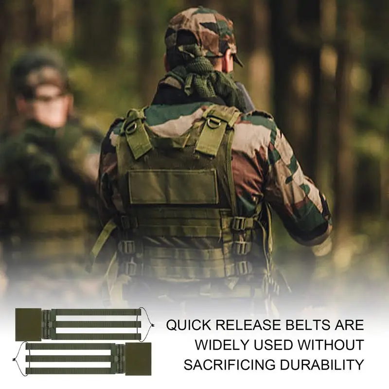 Quick Release Mounting Strap Waterproof Skeletal Quick Release Cummerbund Outer Carrier Vest Accessories Elastic Cummerbund