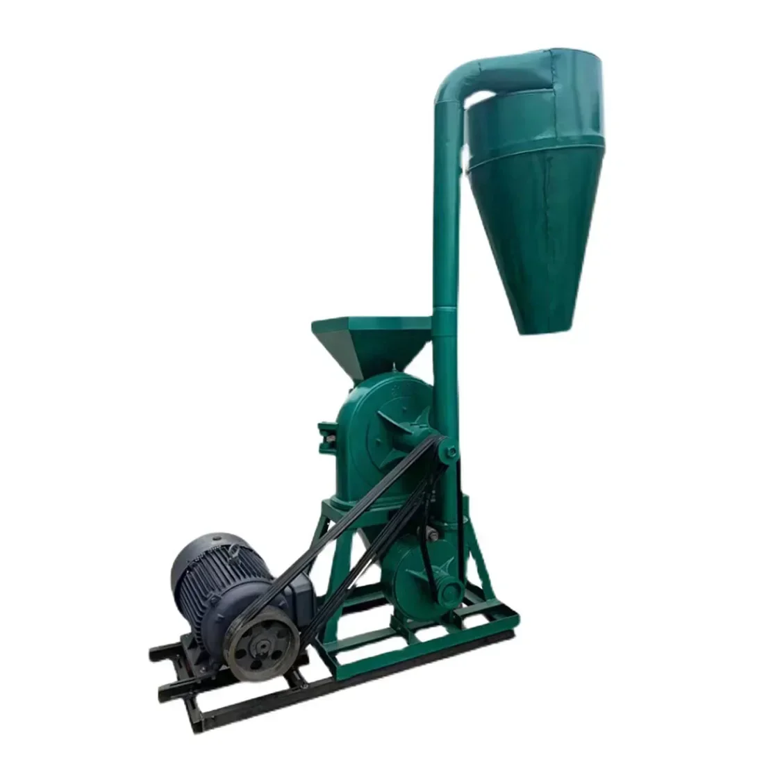 Self-priming Corn Crusher With 380V22kw Motor Dust-free Feed Grinding And Feeding Machine Large And Small Commercial Household