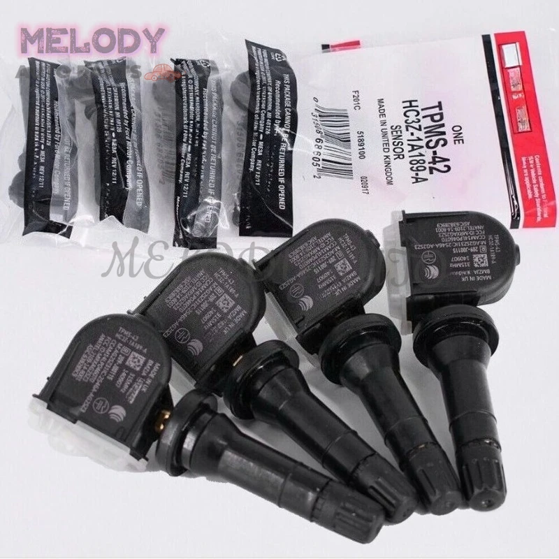 

4PCS HC3Z-1A189-A HC3Z1A189A TPMS-42 TPMS Tire Pressure Sensor For FORD F150 EXPLORER FUSION LINCOLN MKC MKX MKZ
