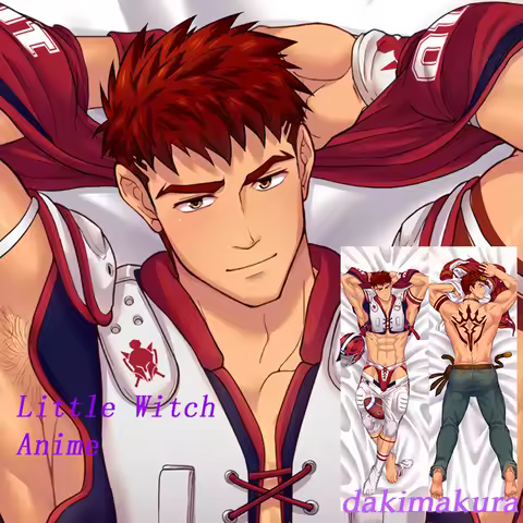 Dakimakura Anime Jock Studio gay male Double-sided Print Life-size Body Pillow Cover