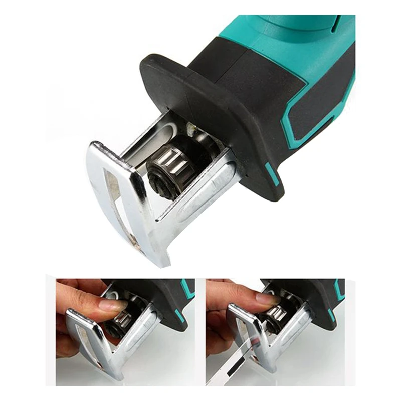 Imagem -04 - Recarregável Cordless Elétrica Alternativa Serra Madeira e Metal Saw Makita 18v Bateria