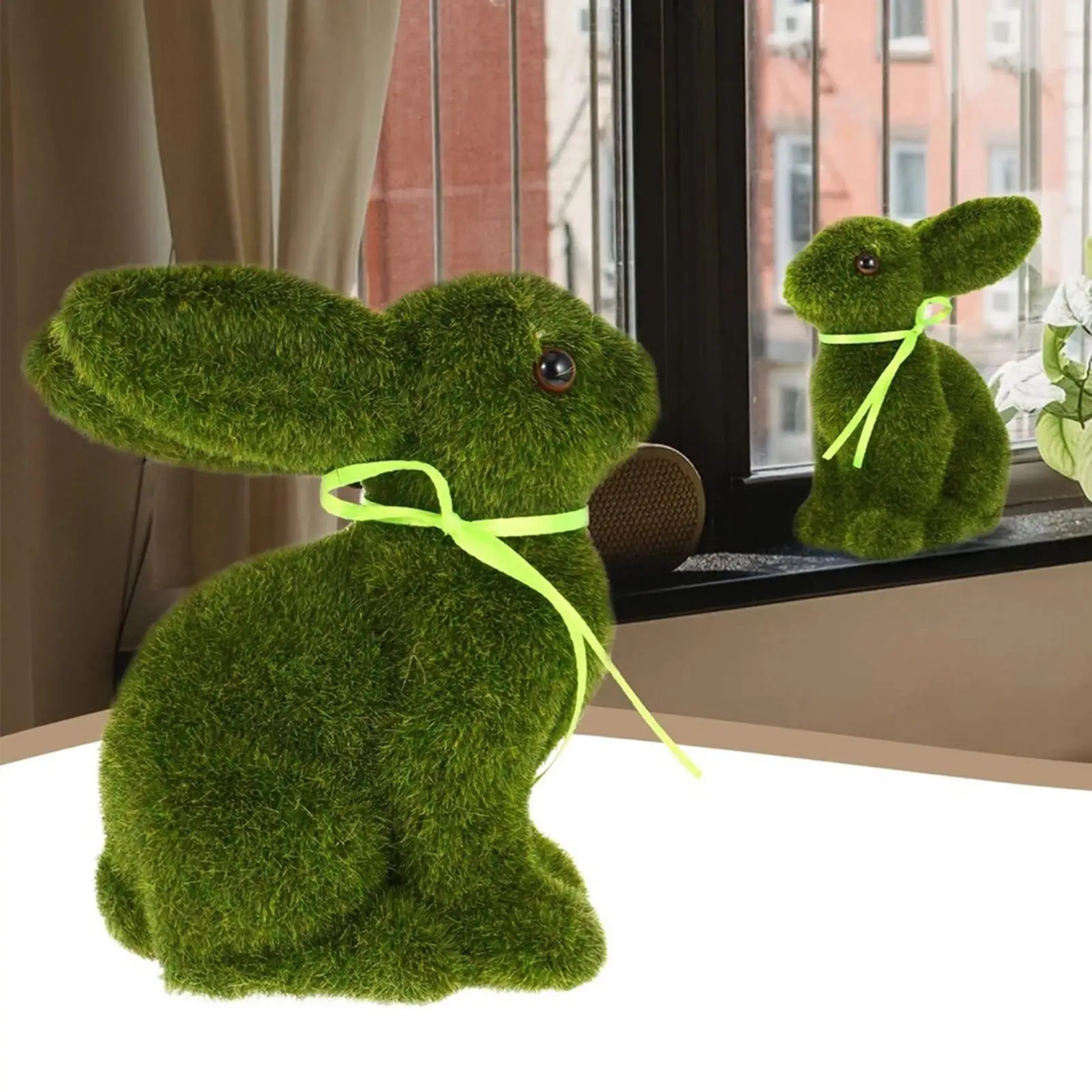 Moss Rabbit Decor H…