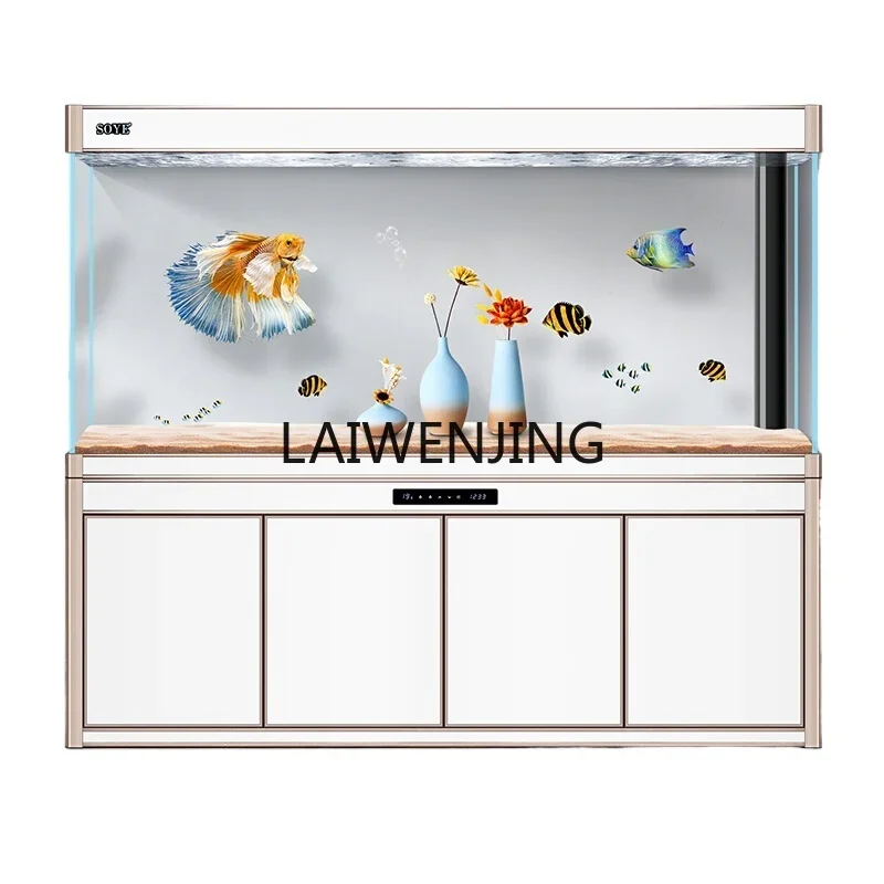 

HLZ entrance intelligent fish tank aquarium screen ecological bottom filter 2024 new partition