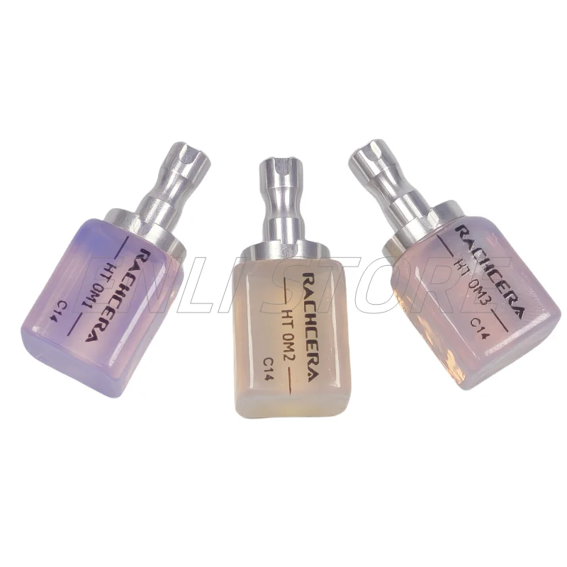 

5Pcs Lithium Disilicate C14 Pure/Crystal/Amber Dental Veneer Glass Ceramic Blocks For CAD/CAM Sirona Cerec Dentist Materials