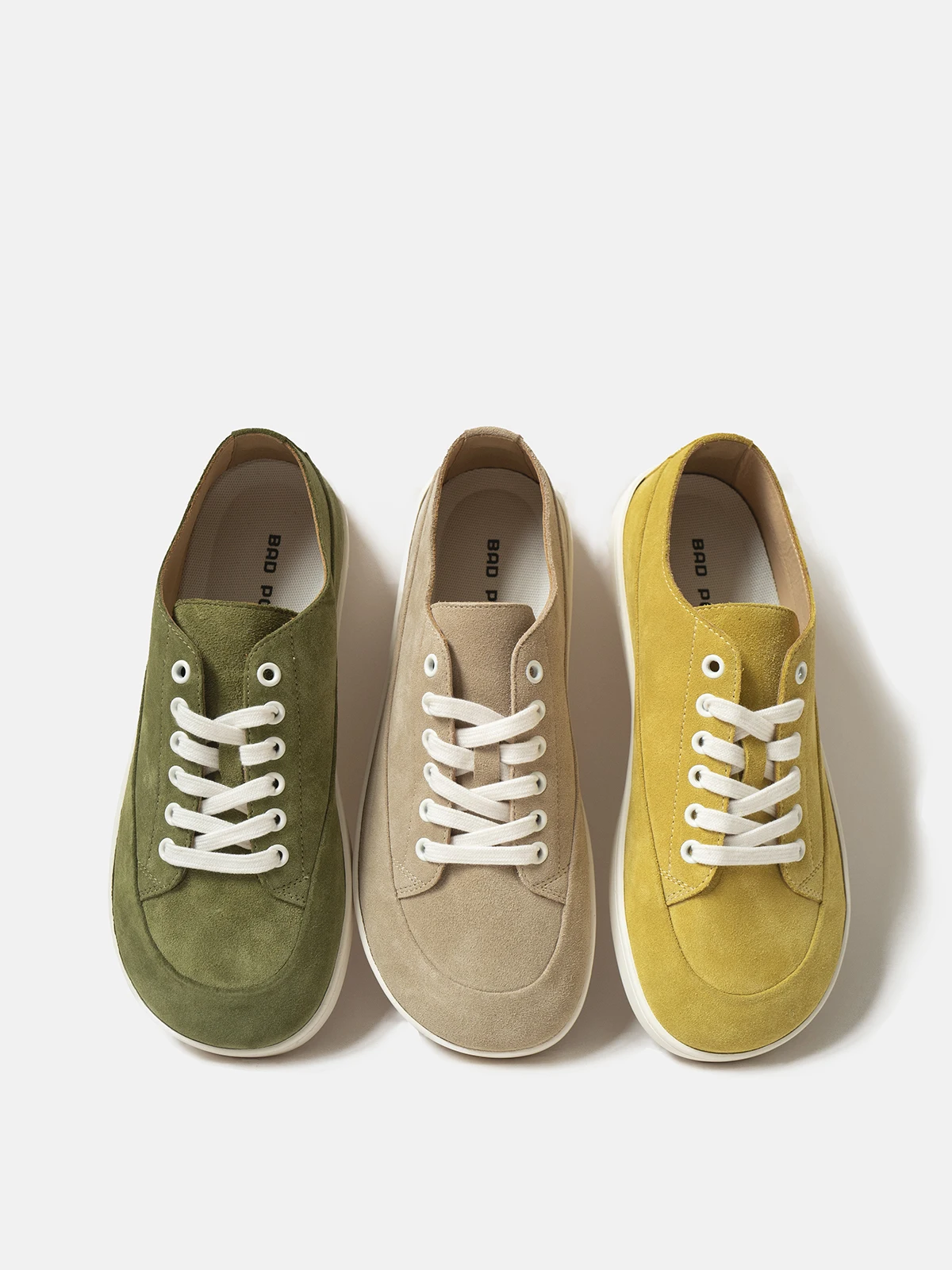 Zapatos Casuales Bad Poblano Barefoot de Punta Ancha y Horma Ancha, Zapatos de Ocio con Diseño de Punta Grande, de Cuero de A...