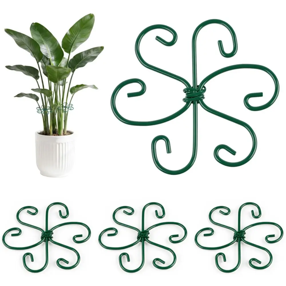 Heart Shape Plant Stem Support 14.6inch Iron Indoor Plants Climbing Rack Hook Universal Climbing Houseplant Stem Supports
