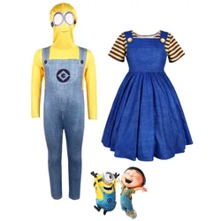 Despicable Me Minions Agnes anime movie peripheral Halloween party cosplay stage performance clothing personalized jumpsuit