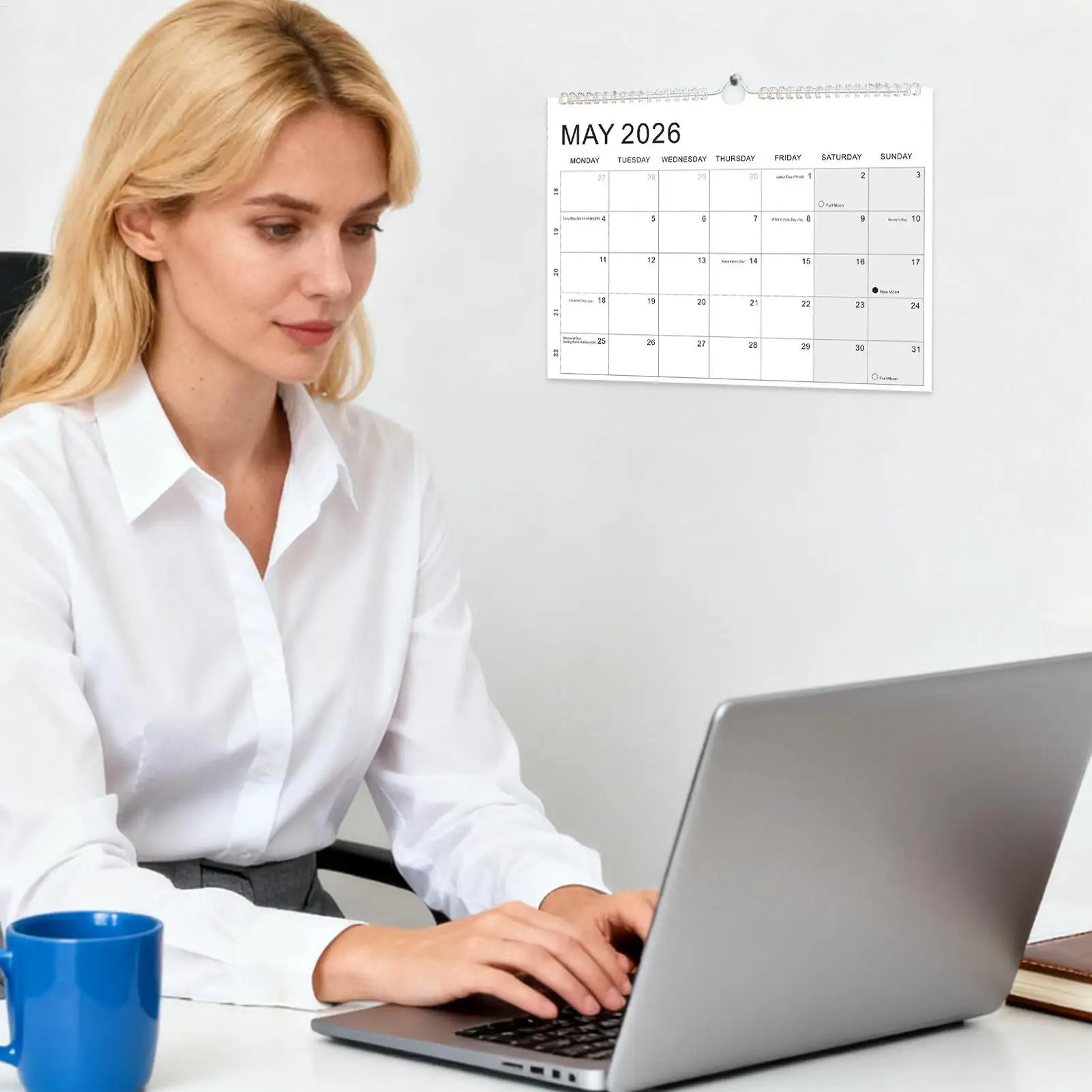 Calendario da parete 2026-2027 Forniture per insegnanti Calendario Planner 2026-2027 da parete per uffici scolastici domestici Aula Sala riunioni Studio