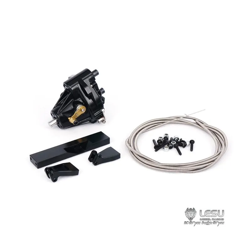 

1/14 LESU RC Gear Box Transmission Differential Lock for Tamiyaya DIY Model Tractor Truck Dumper TH02223-SMT5