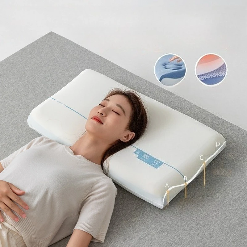 

The Same Memory Cotton Deep Sleep Pillow in Hotel Neck Pillow in Hotel Side Sleep Throw Pillow To Protect Cervical