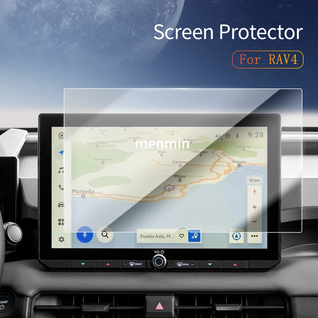 

Car Stickers Dash Carplay Mirror Screen Protector Display Tempered Glass Protective Film Vehicle For26 TOYOTA RAV4