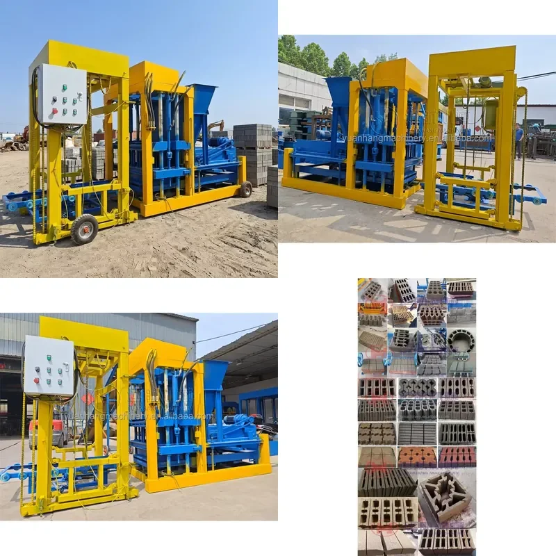 Fully Automatic Brick Making Machine Paver Press Cement Hollow Concrete Block Making Machine