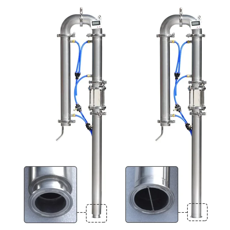 Food Grade Distilling Column Stainless Steel Distillery Equipment Home Brewing & Wine Making 1.5