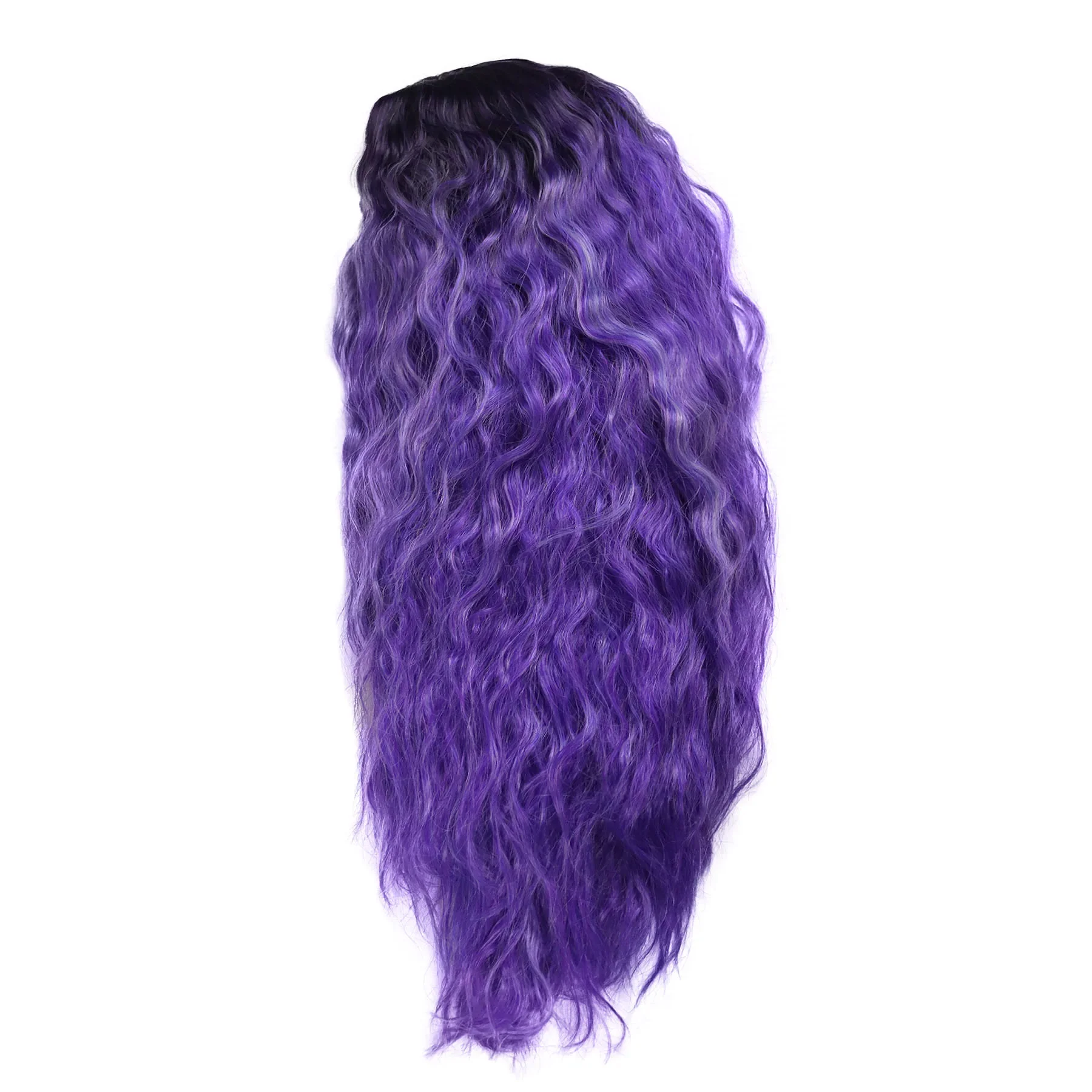 Peluca larga de pelo sintético para mujer, pelucas moradas de gran volumen, peluca de Drag Queen, disfraz de Cosplay, peinados para fiesta, juego de rol, Coser Girls