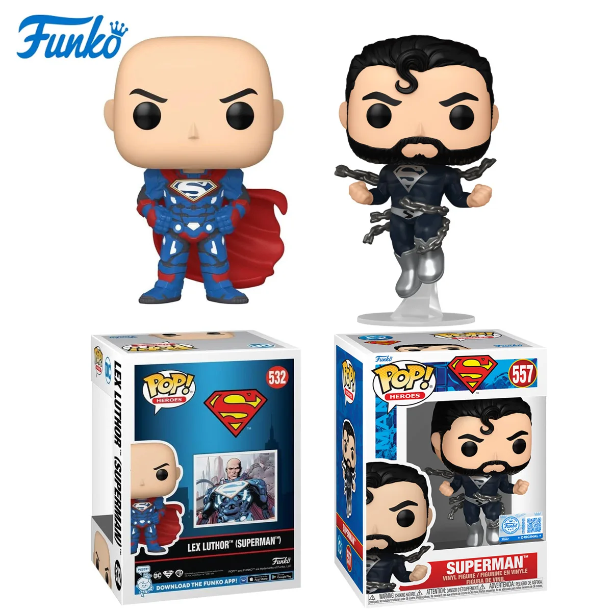 FUNKO POP Movie Superman LEX Luthor Vinyl Figure Collectible DC Super Hero Fans Toy Desk Decoration Adult Boys Birthday Gift