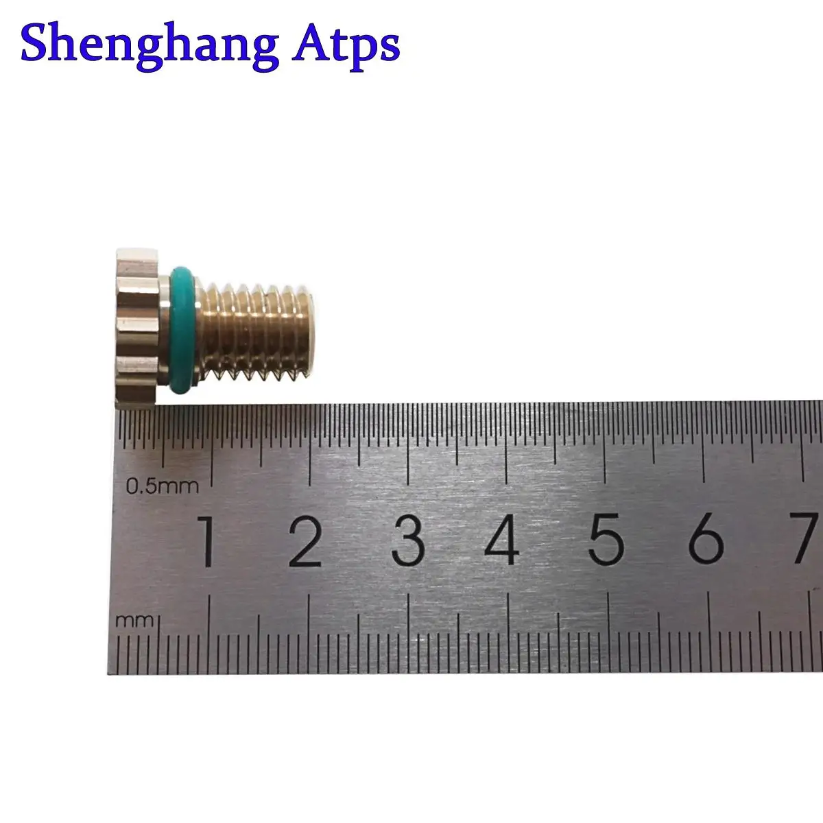 WHT000316 Copper Material - Improved Type Seal Bolt With Green Fluorine Sealant O-ring Fits for Audi A4/S4 8H 8E Seat/Cupra Exeo
