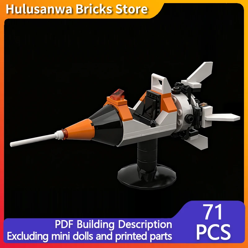 

Popular Game Model MOC Building Bricks Classic Rocket Spacecraft Modular Technology Gifts Holiday Assemble Children Toys Suit