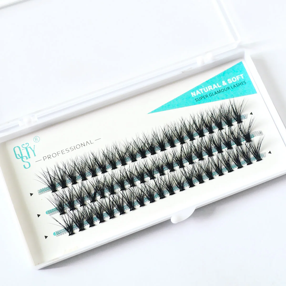 Lash Clusters DIY Lash Extensions Kit 100pcs Individual Lashes Clusters 30D CD Curl Eyelash Extension Kit with Applicator