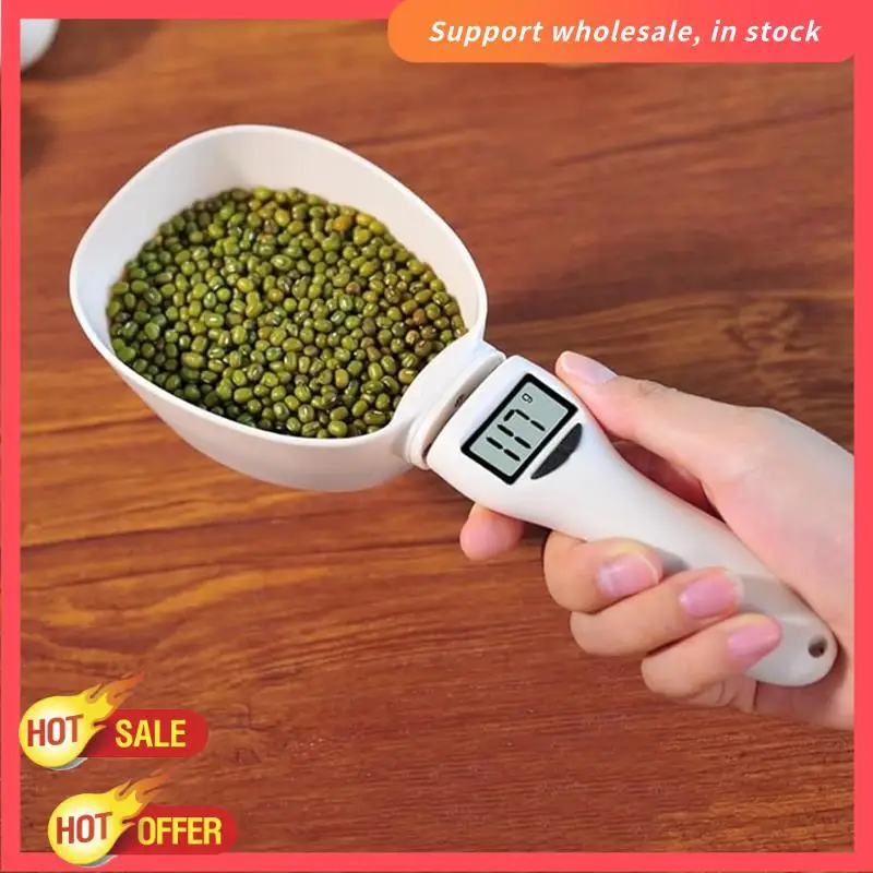 RISE-Food 計量スクープスケール、栄養計算機付き食品スケール、計量スプーンスケール 800G/1G 高、液晶画面付き 3 個