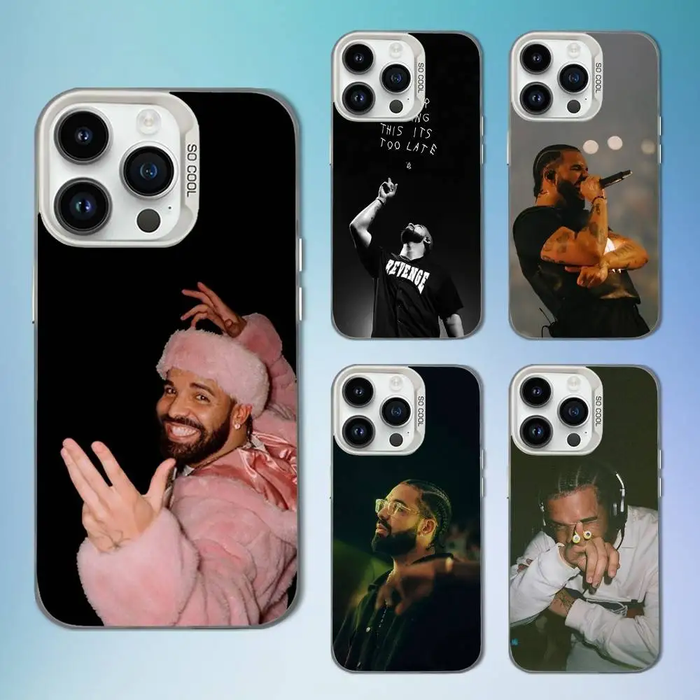 

Hot D-Drake Rapper Phone Case For iPhone 16,15,14,13,12,11,Mini,Pro,SE,MAX White Matte Shockproof Cover