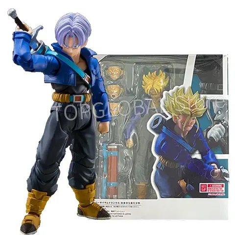 Shfiguarts Dragon Ball Trunks figurki Anime SHF Trunks chłopiec z kolekcji przyszłości Model zabawki figurki akcji prezenty dla dzieci