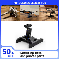 MOC Stand Display Building Block Stand for X-Wing Space Fighter 75102/75149/75218 Support Building Blocks Children's Toy Set