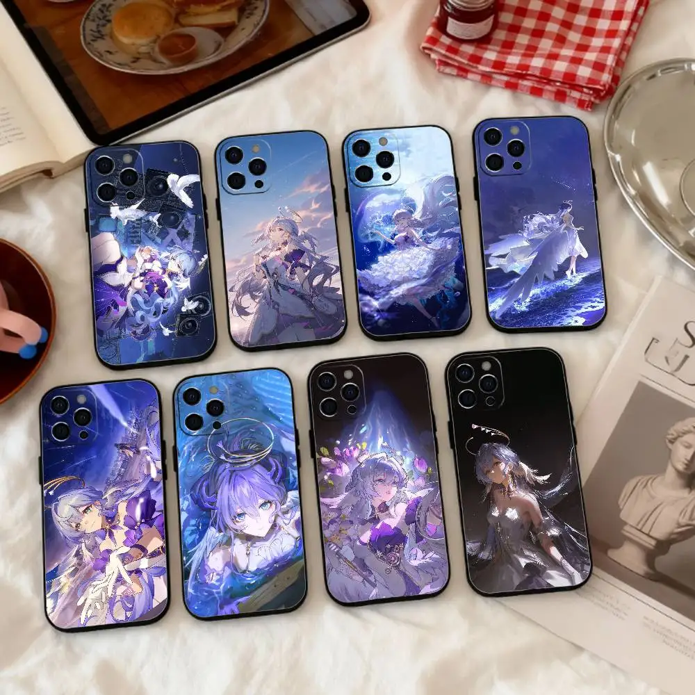 

Robin H-Honkai S-Star Rail Phone Case Silicone Soft For IPhone 17 16 15 14 13 12 11 X XR Plus Pro Max Plus