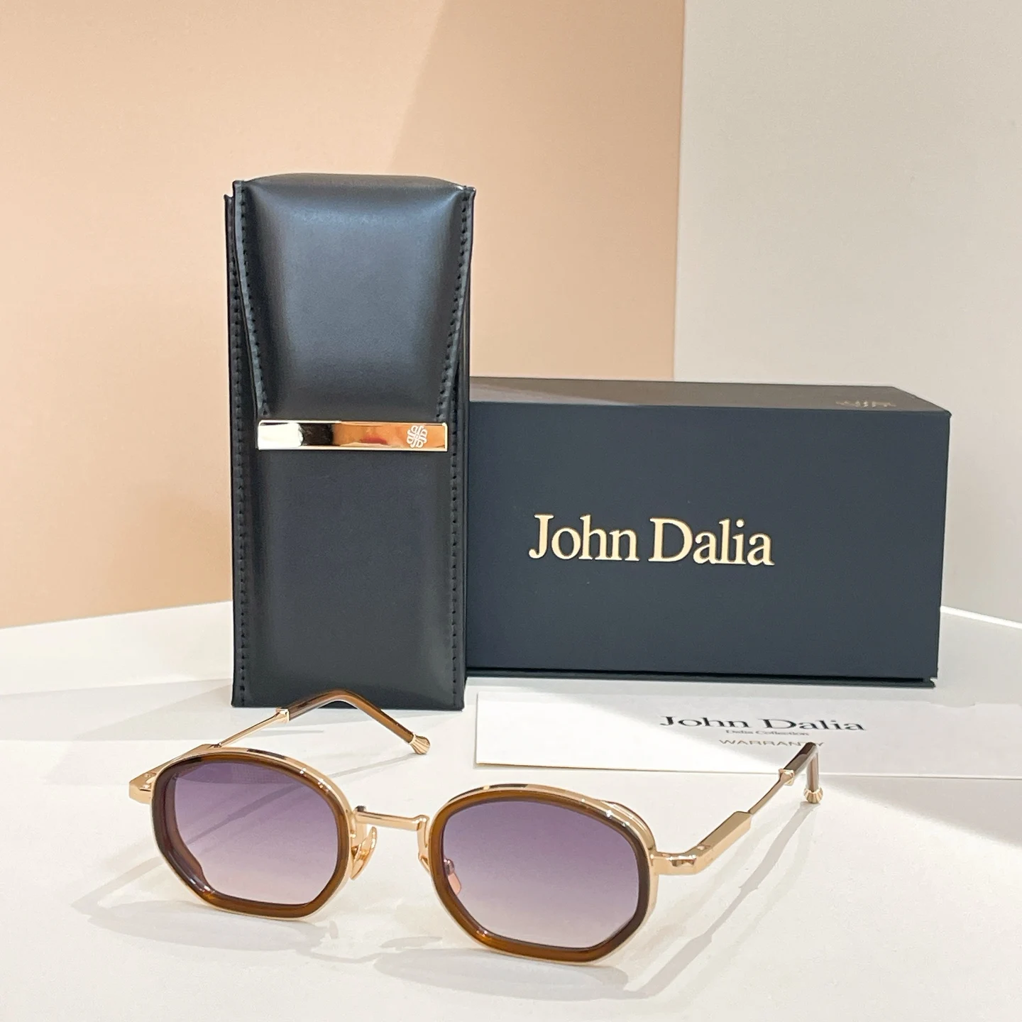 Voor JOHN DALIA JD zonnebril Uv400 heren klassiek vintage luxe ontwerp vierkant vrijetijdsbedrijf brillen van hoge kwaliteit met etui