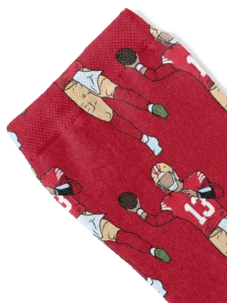 Brock Purdy Throw Socks hip hop golf christmas stocking Boy Socks Women's