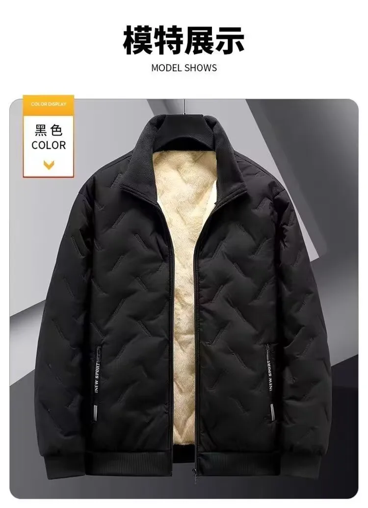 

Men 2025 Winter Windproof Warm Thick Fleece Jacket Men Fashion Casual Coat Men Autumn Brand Outwear Outdoor Classic Jacket Men