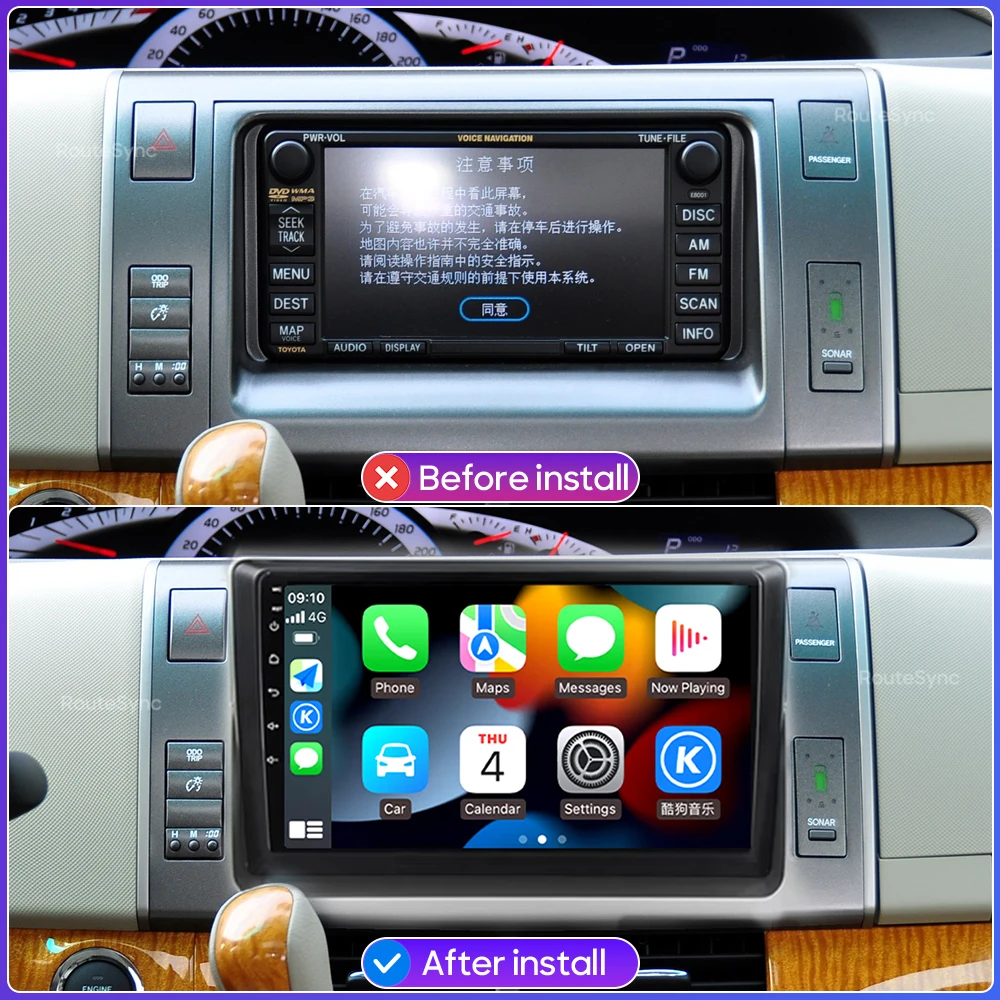 For Toyota Previa XR50 3 III Estima Tarago Canarado 2006 - 2019 Android Auto Car Multimedia Radio Video Player Head Unit GPS
