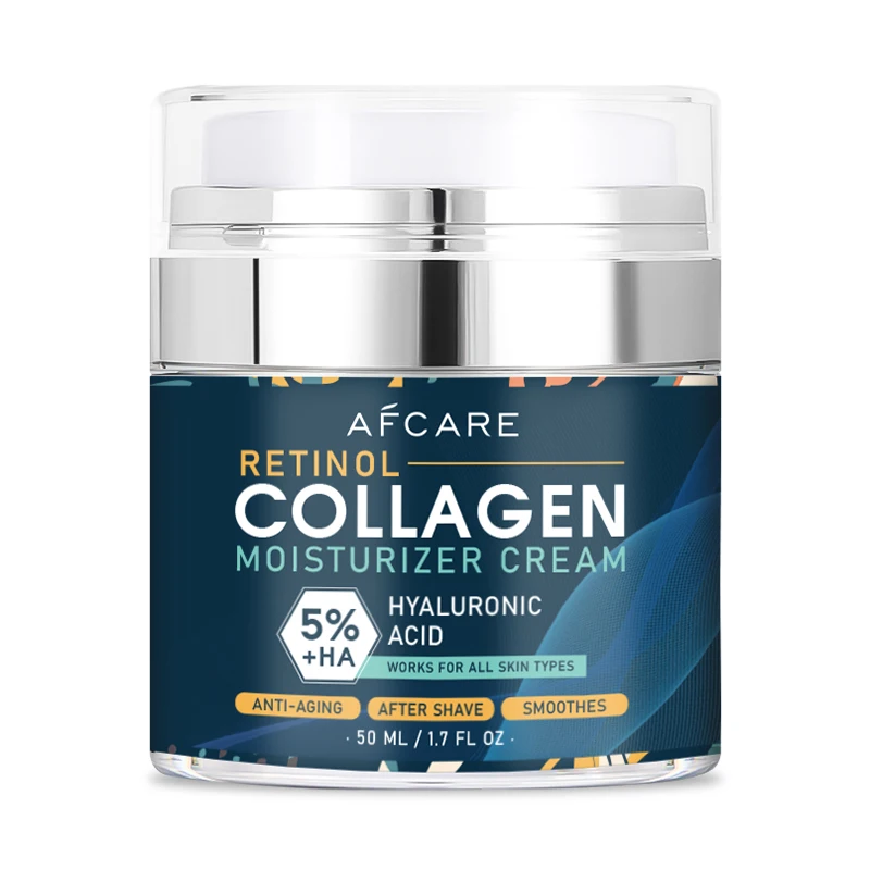 Retinol Collagen Cream Vitamin E Moisturizing Hyaluronic Acid Face Cream Moisturizer Nourish Skin Care Products