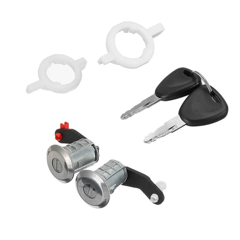 

1set Car Door Lock Barrel Cylinder With 2 Keys Left Right Sides For Vauxhall Movano Renault Master OEM7701470944 Car Accessories