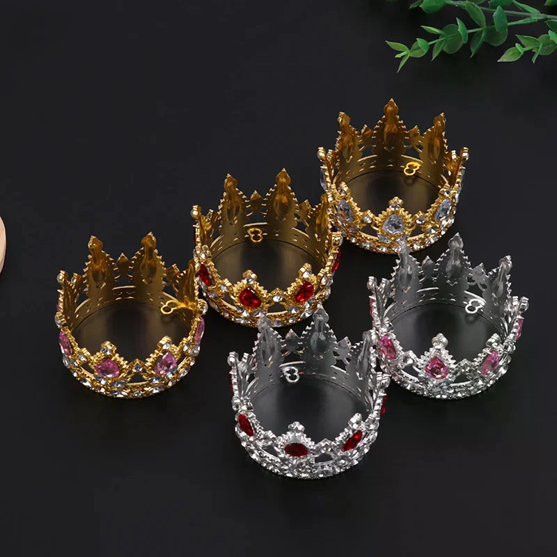 For Baby Doll Dress Fashion Doll Accessories Cotton Doll Retro Crown Headwear Korea Dolls Cotton Doll Crown