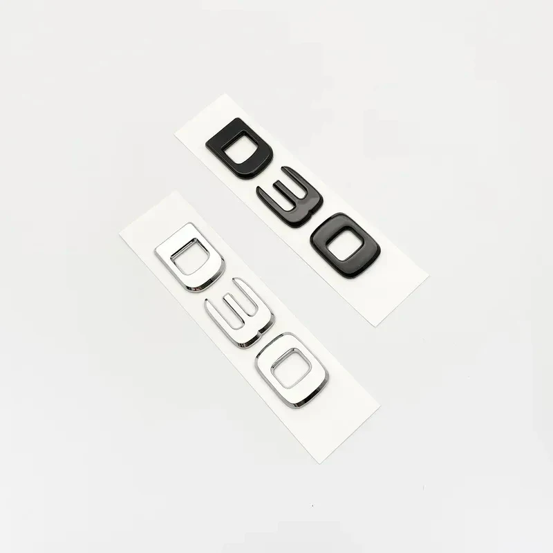 Silver Black Letters B20 B30 D30 450 650 ABS Emblem for Mercedes Benz Brabus C W203 W204 W205 Coupe Car Trunk Badge Logo Sticker view 5
