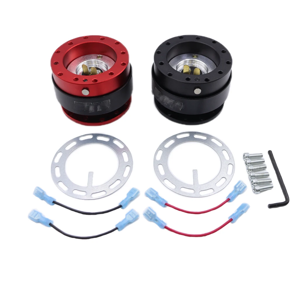 

Aluminum Car Steering Wheel Quick Release Hub Adapter Snap Off Boss Kit Car Accessories With Logo or Not Logo