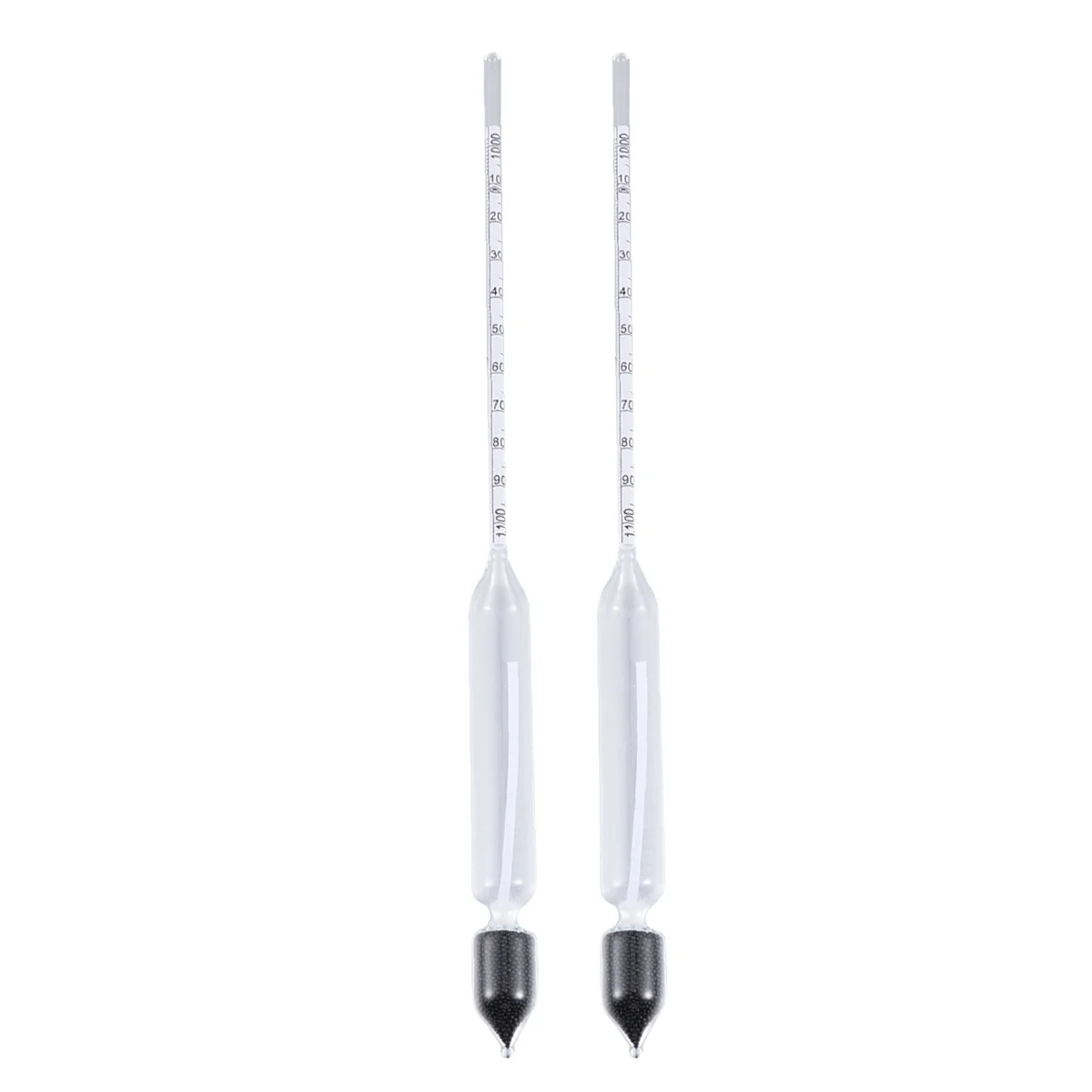 

2Pcs Aquarium Hydrometer Glass Floating Densitometer Accurate Sea Water Tester Hydrometer Glass Densitometer