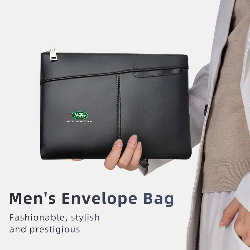 Bolso de negocios para hombre, cartera elegante de gran capacidad, bolso de mano para Land Rover Freelander L2 LF Range Rover Evoque 3 4 Discovery