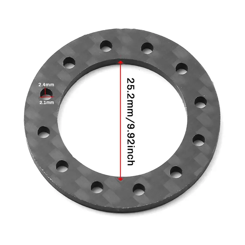 CYGJ-2X Carbon Fibre Slipper Clutch Friction Pad RC Car Accessories For TRAXXAS EREVO SUMMIT Big E Big S 5352R