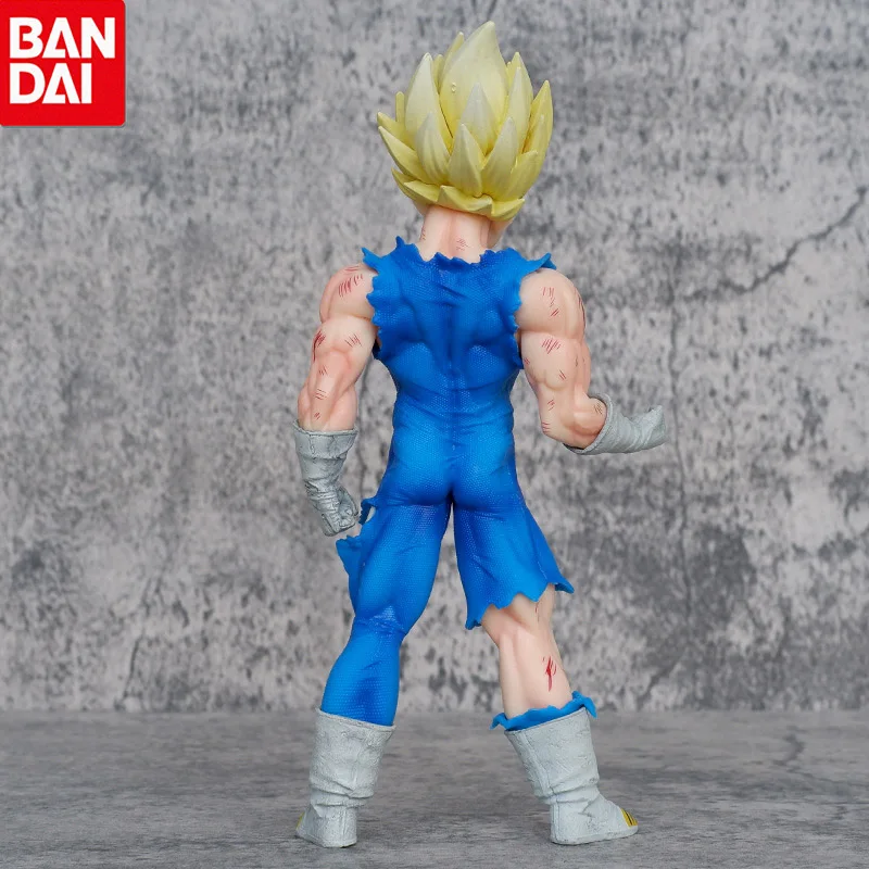 20cm Anime Vegeta Dragon Ball Figures Majin Vegeta Sky Action Figures Battle Damage GK PVC Model Collection Toys Decoration Gift