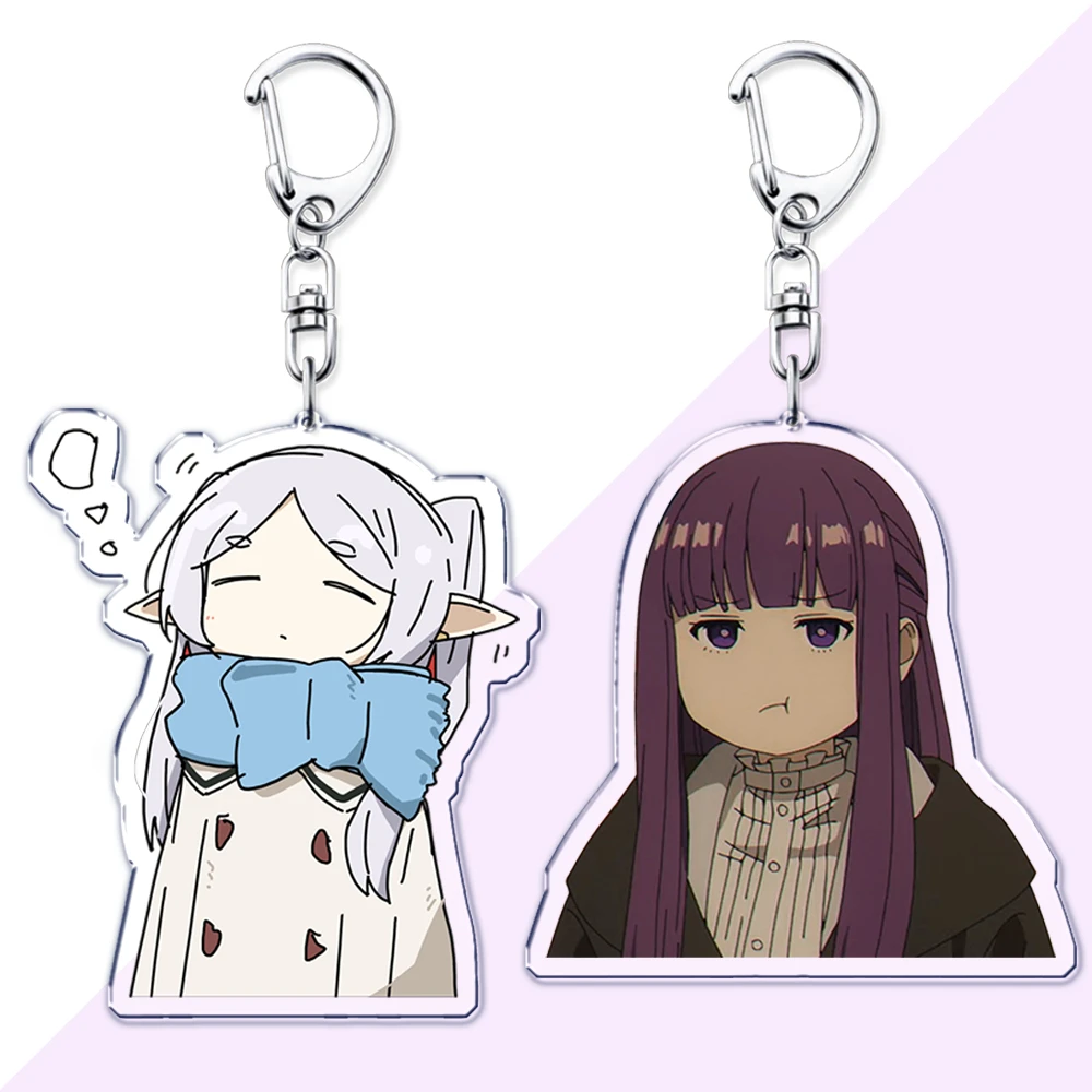 شعبية أنيمي فريرين بيوند رحلات نهاية سلاسل المفاتيح للملحقات حقيبة هيميل هيتر فتاة Keyrings مجوهرات المشجعين الأصدقاء الهدايا