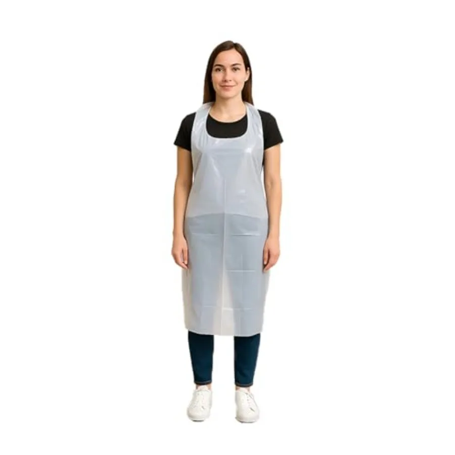 

Urby Full Body Coverage Disposable Aprons For Adults. Plastic/poly Material.Good For Painting Picnic Party and Medical Uses
