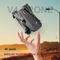 4DRC V4 RC drone 4k WIFI live video FPV 4K/1080P drones with HD 4k Wide Angle profesional Camera quadrocopter dron TOYs